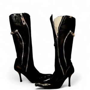 Giuseppe Zanotti sz7.5/37 shearling fur boots